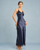 Women's Woven Polyester Maxi Dress Dresses - RIHOAS