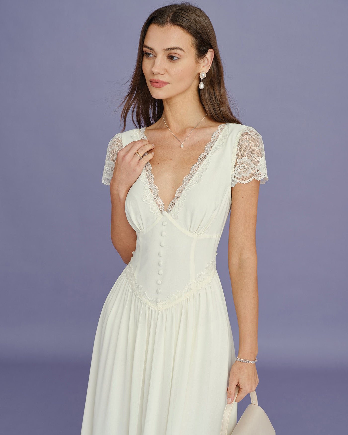 Women's  Woven Polyester  Maxi Dress Dresses - RIHOAS