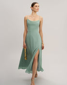Women's Woven Polyester Maxi Dress Dresses - RIHOAS