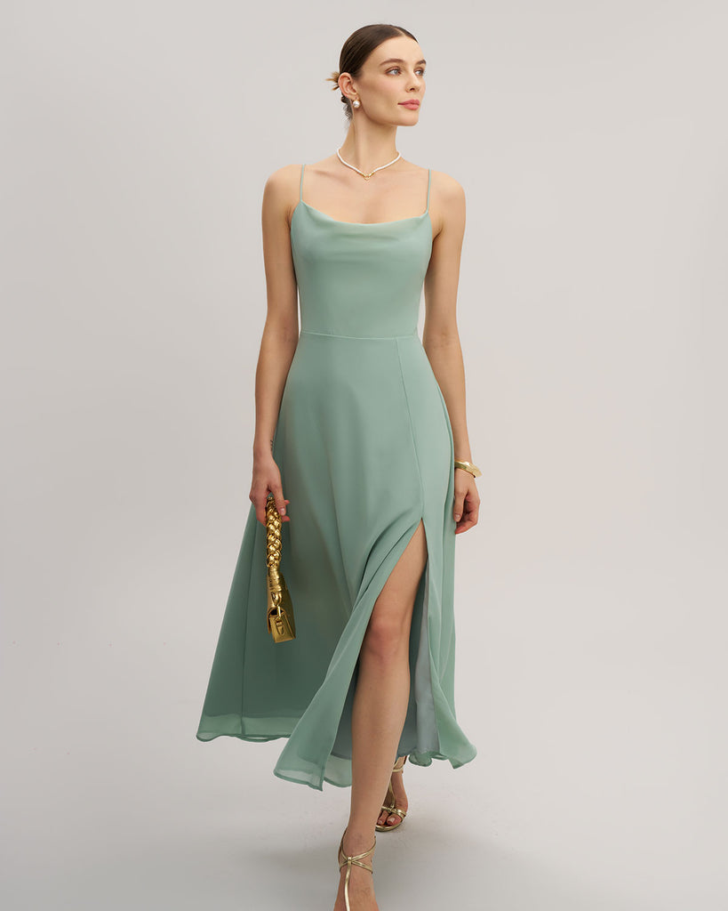 Women's Woven Polyester Maxi Dress Dresses - RIHOAS