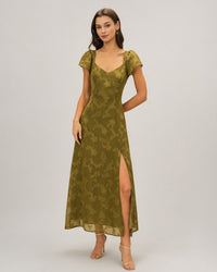 Women's Woven Polyester Maxi Dress Dresses - RIHOAS