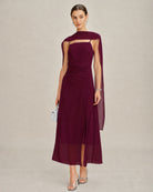 Women's Woven Polyester Maxi Dress Dresses - RIHOAS