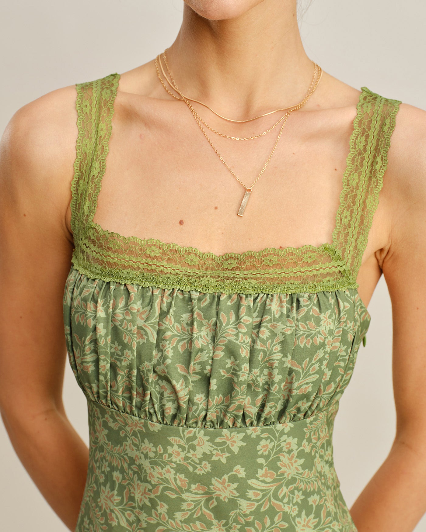Green Floral Lace Maxi Dress & Reviews - Green - Dresses | RIHOAS Green Floral Lace Maxi Dress & Reviews - Green - Dresses | RIHOAS