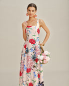 Women's Woven Polyester Maxi Dress Dresses - RIHOAS