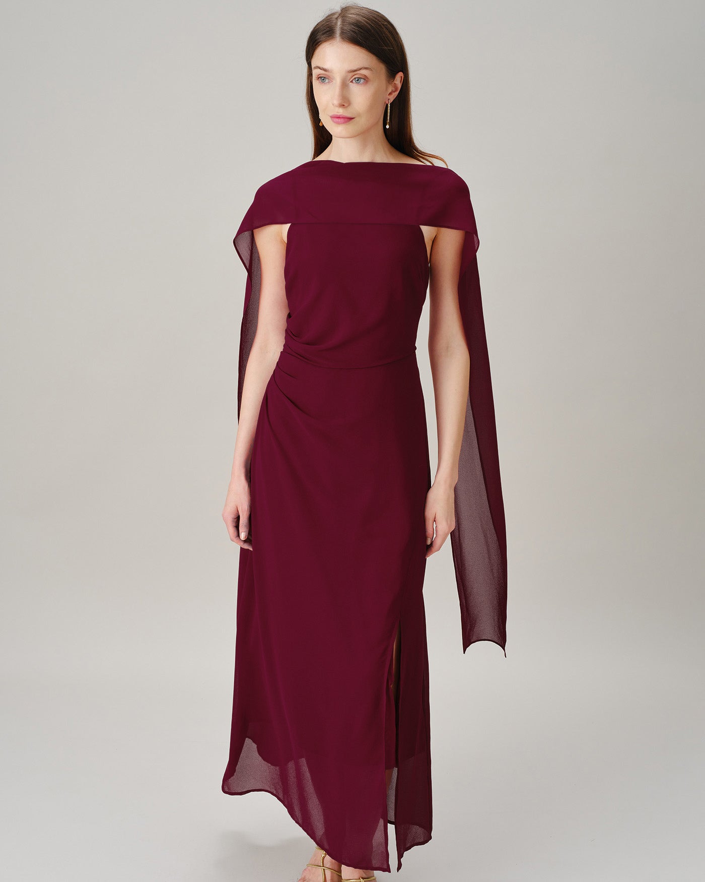 Women's Woven Polyester Maxi Dress Dresses - RIHOAS