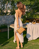 Women's Woven Polyester Maxi Dress Dresses - RIHOAS