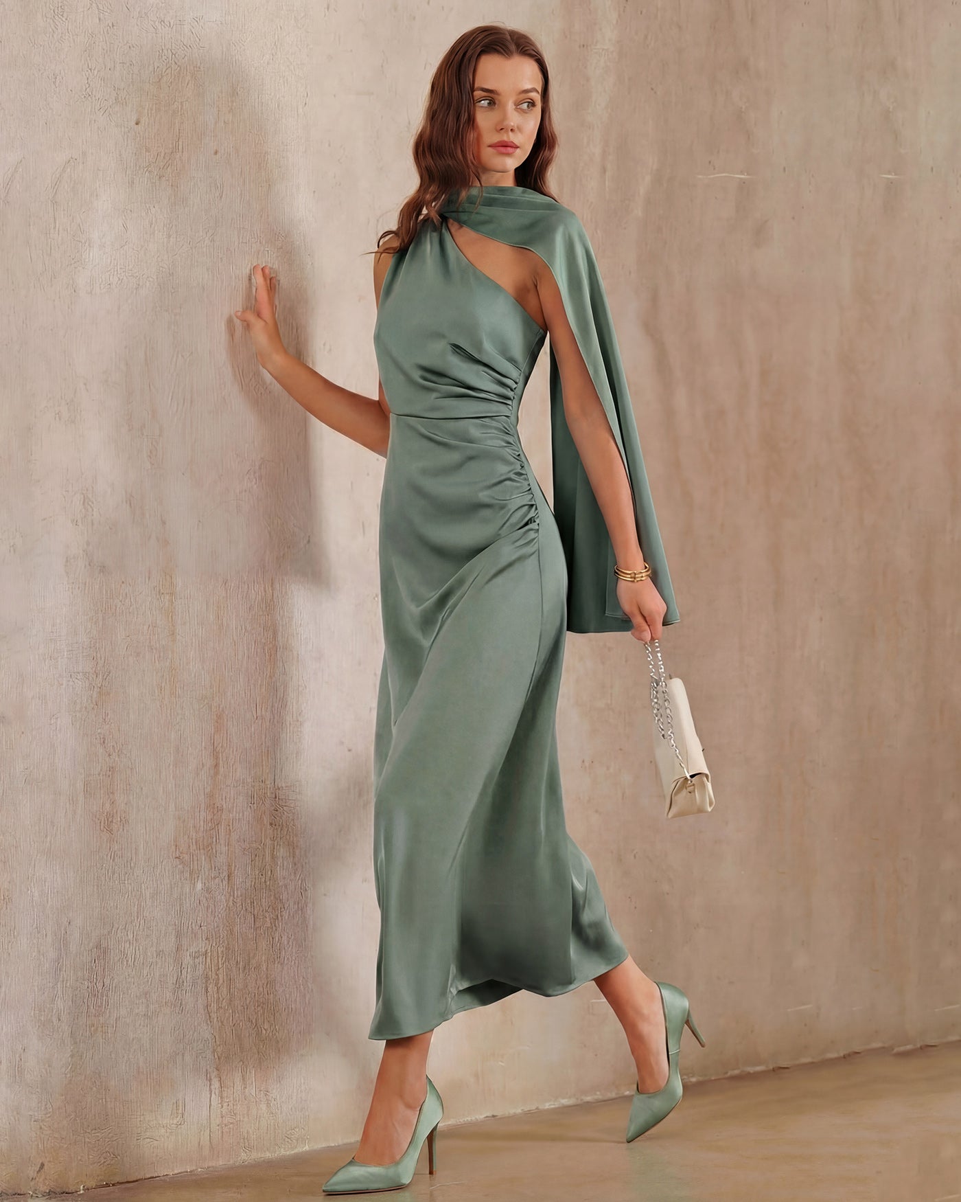 Women's Woven Polyester Maxi Dress Dresses - RIHOAS