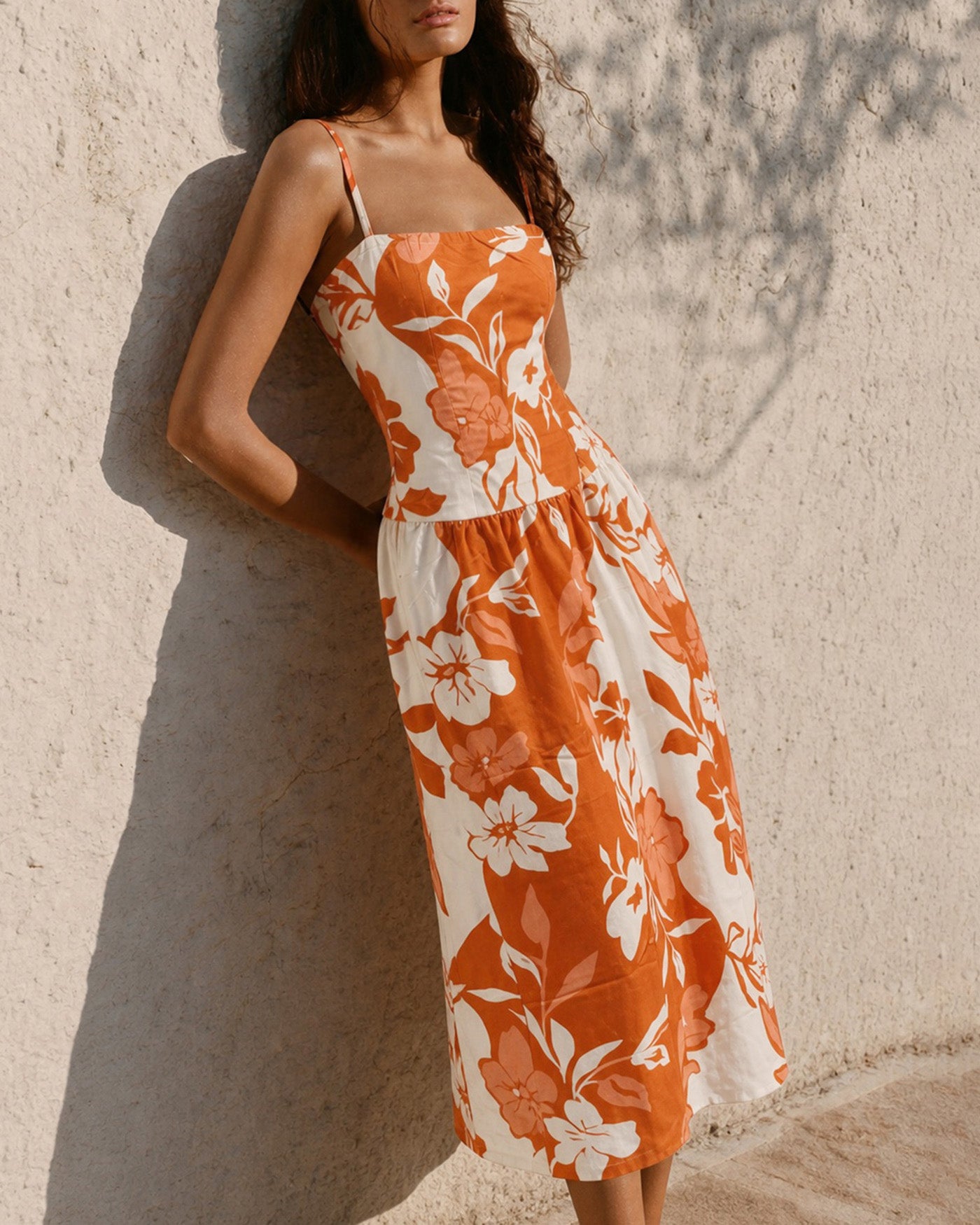 Women's  Woven Polyester Maxi Dress Dresses - RIHOAS