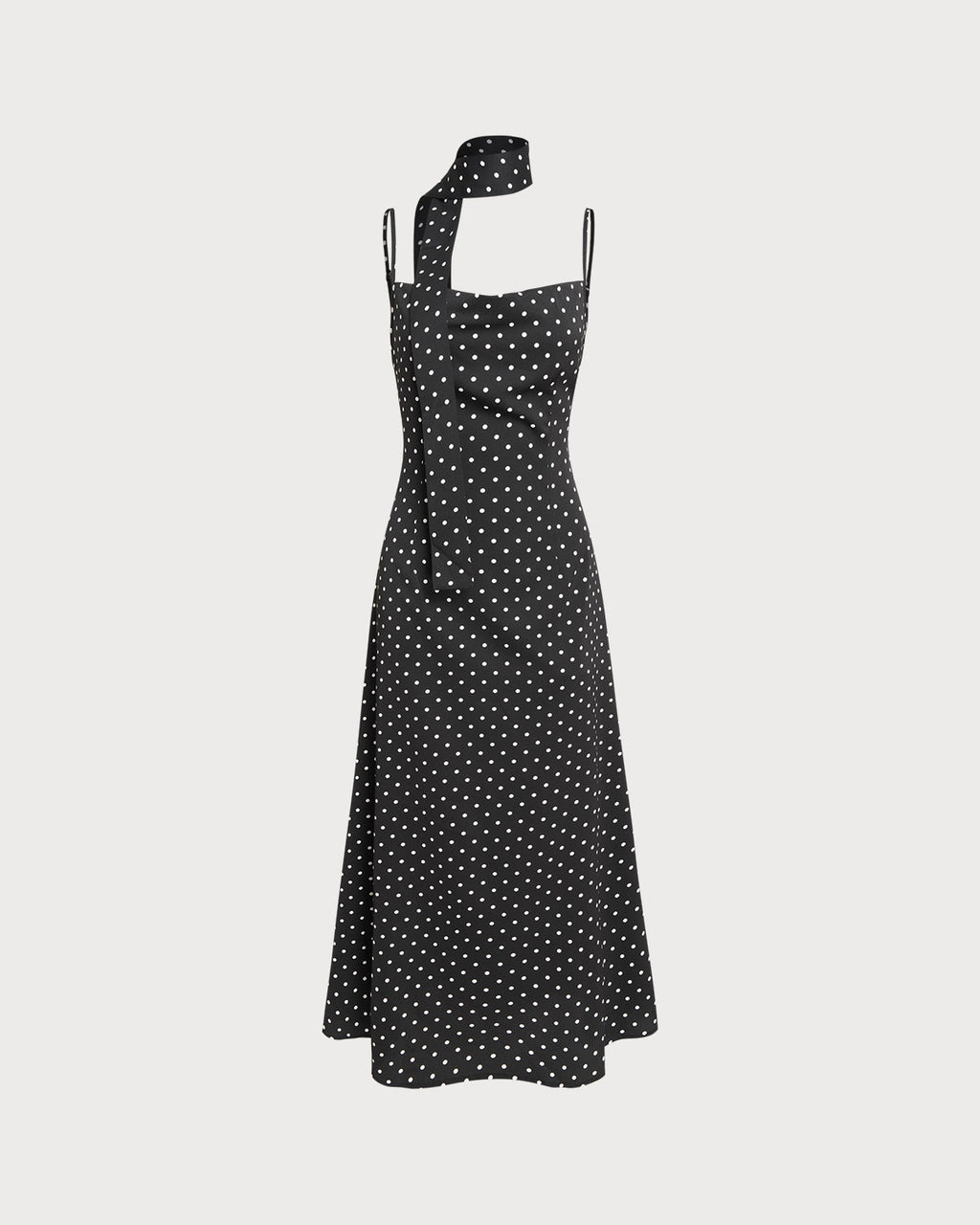 Women's Woven Polyester Maxi Dresses Black Dresses - RIHOAS