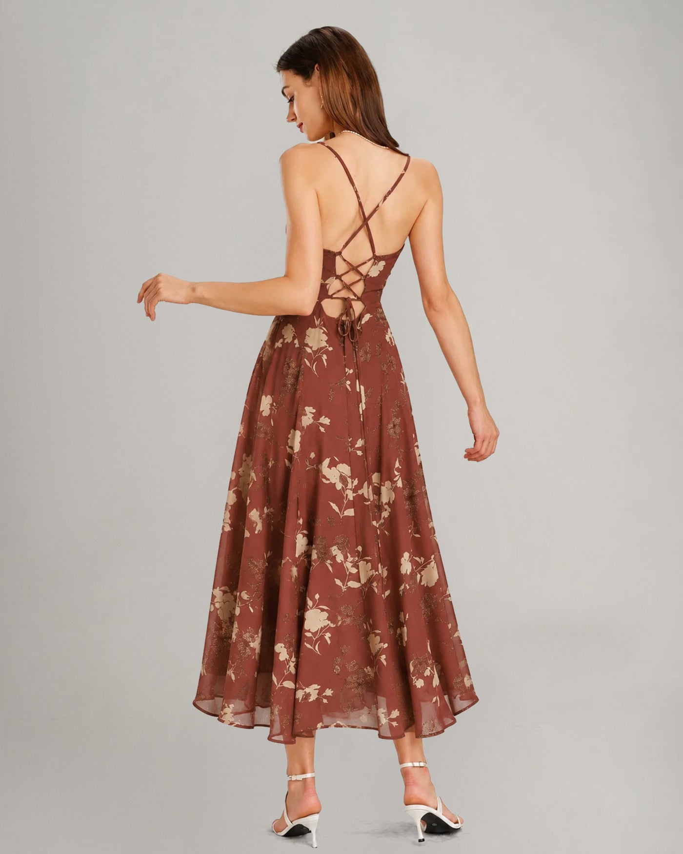 Women's Woven Polyester Maxi Dresses Dresses - RIHOAS