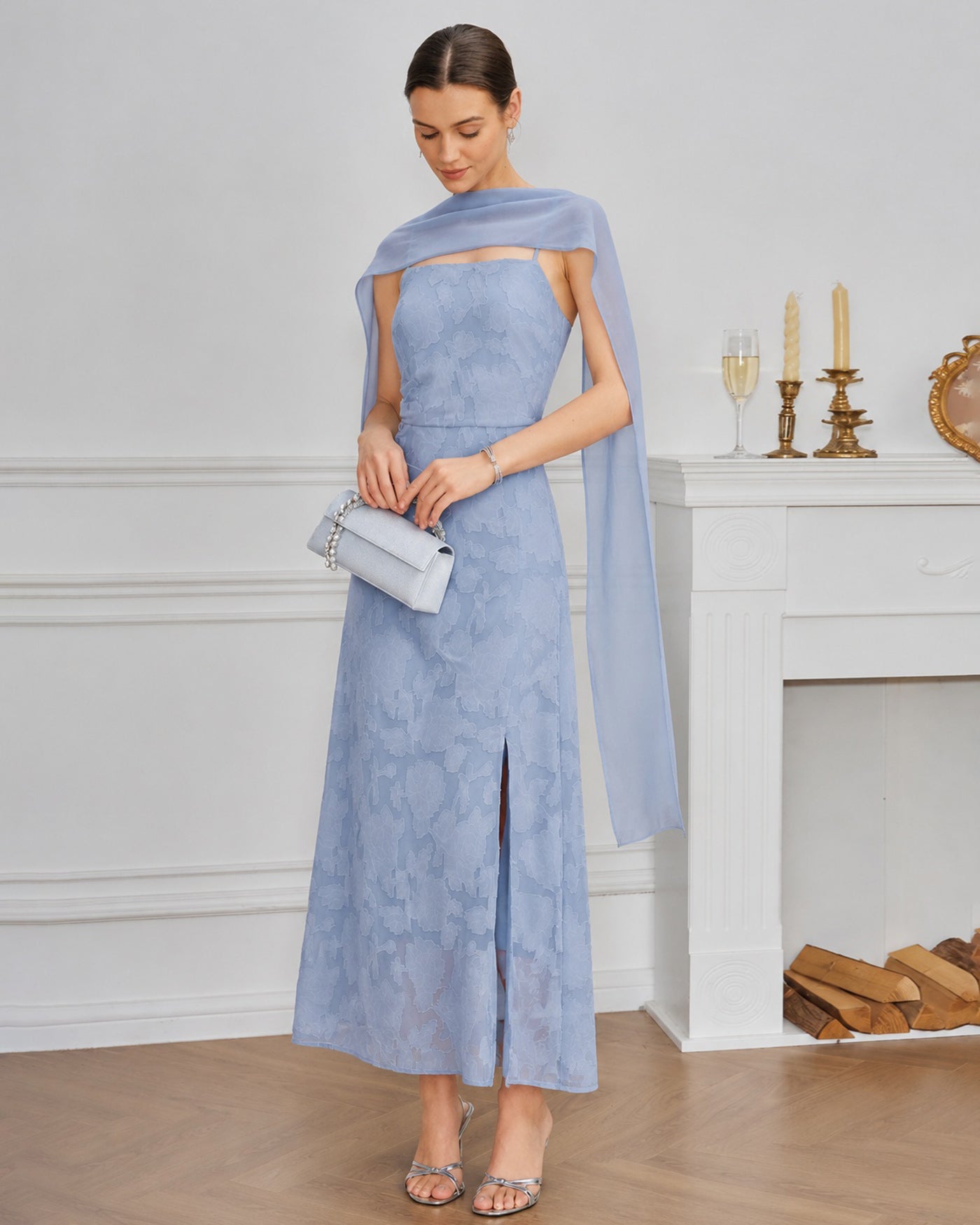 Women's Woven Polyester Maxi Dresses Dresses - RIHOAS