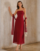 Women's Woven Polyester Maxi Dresses Dresses - RIHOAS