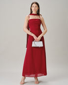 Women's Woven Polyester Maxi Dresses Dresses - RIHOAS