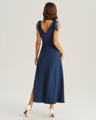 Women's Woven Polyester Maxi Dresses Dresses - RIHOAS