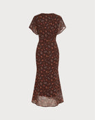 Women's Woven Polyester Maxi Dresses - RIHOAS