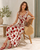 Women's Woven Polyester Maxi Dresses Dresses - RIHOAS