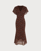 Women's Woven Polyester Maxi Dresses - RIHOAS