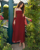 Women's Woven Polyester Maxi Dresses Dresses - RIHOAS