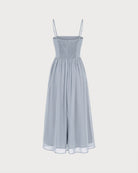 Women's Woven Polyester Maxi Dresses - RIHOAS - 06