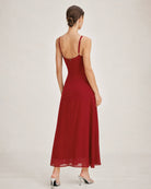 Women's Woven Polyester Maxi Dresses Dresses - RIHOAS