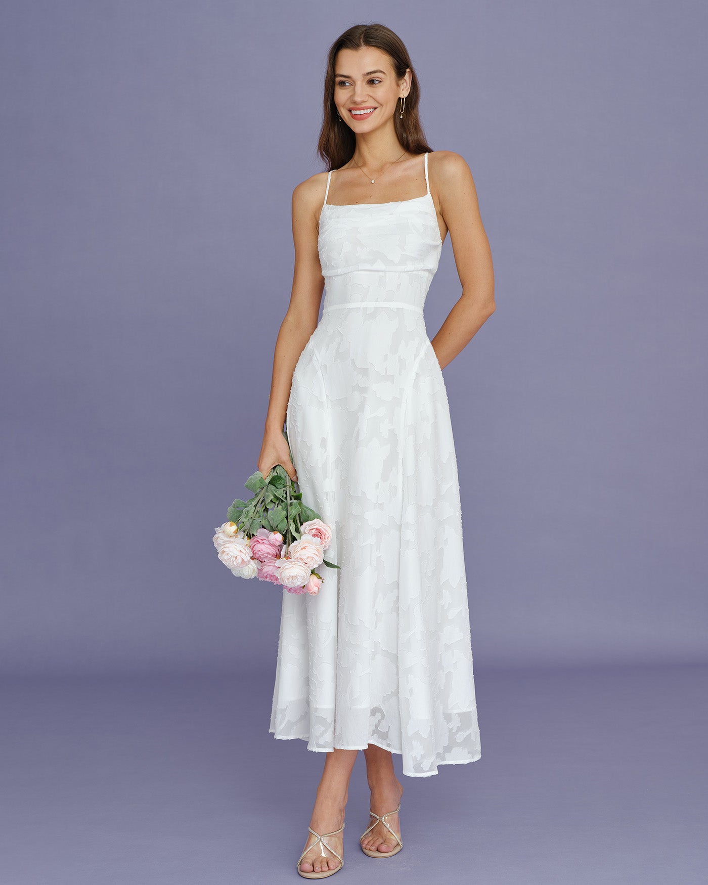 Women's Woven Polyester Maxi Dresses Dresses - RIHOAS