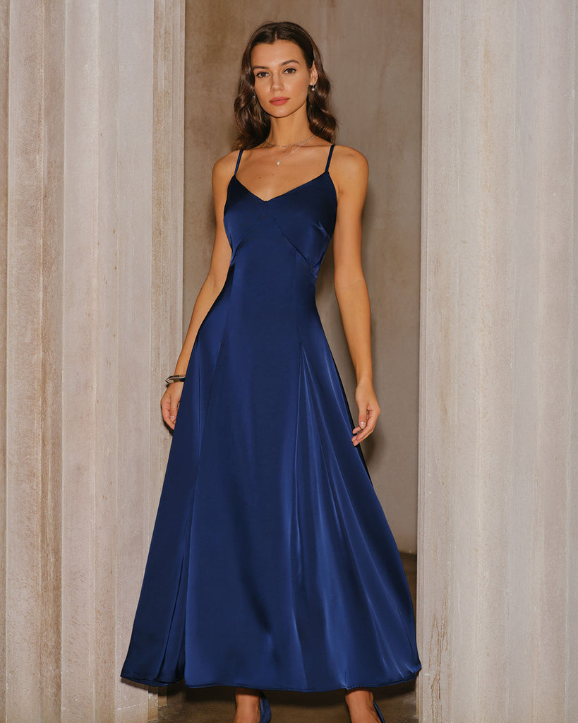Women's Woven Polyester Maxi Dresses Dresses - RIHOAS