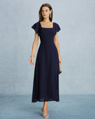 Women's Woven Polyester Maxi Dresses Dresses - RIHOAS