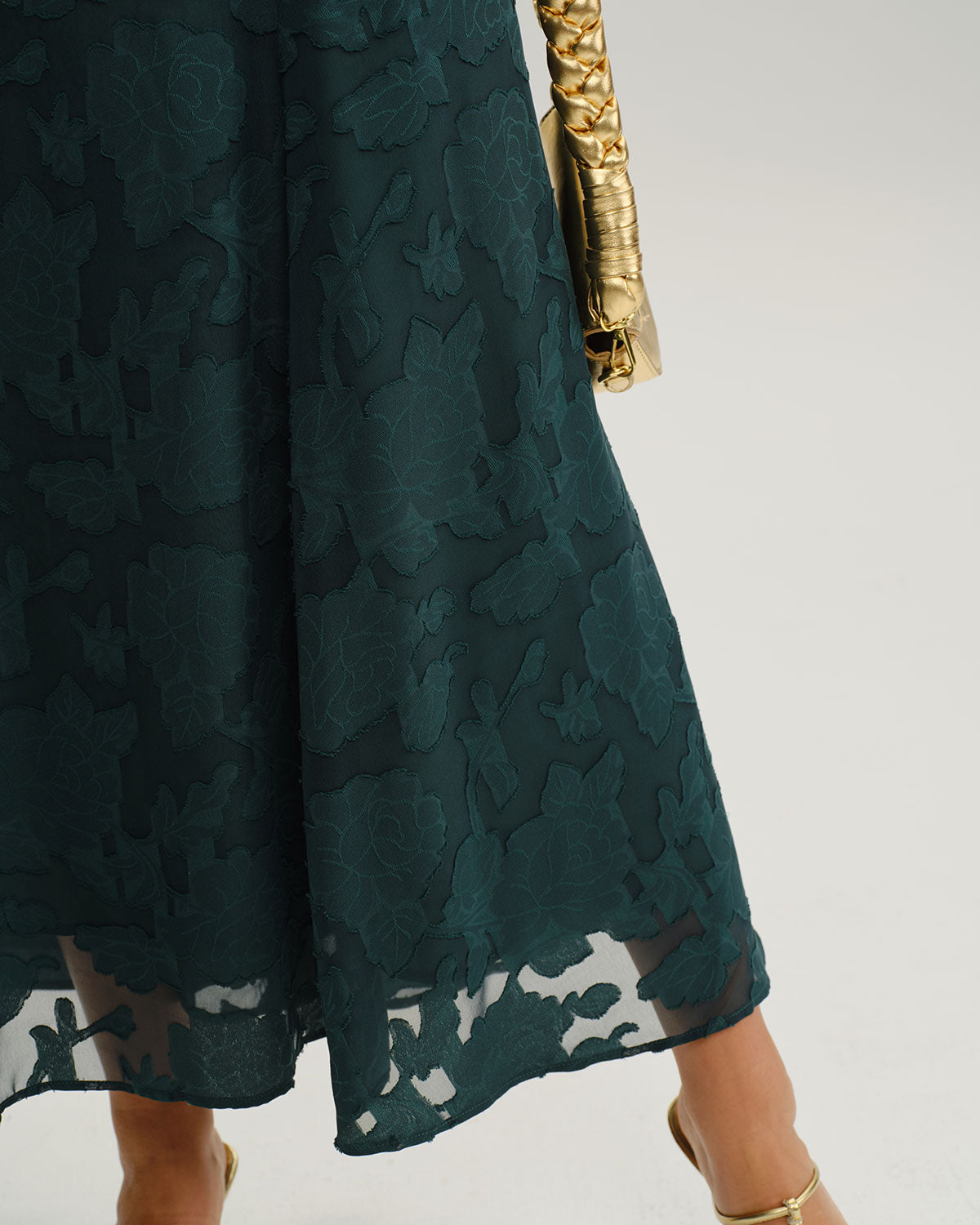 Green Jacquard A-Line Slip Maxi Dress & Reviews - Green - Dresses | RIHOAS Green Jacquard A-Line Slip Maxi Dress & Reviews - Green - Dresses | RIHOAS
