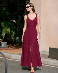 Women's Woven Polyester Maxi Dresses Dresses - RIHOAS