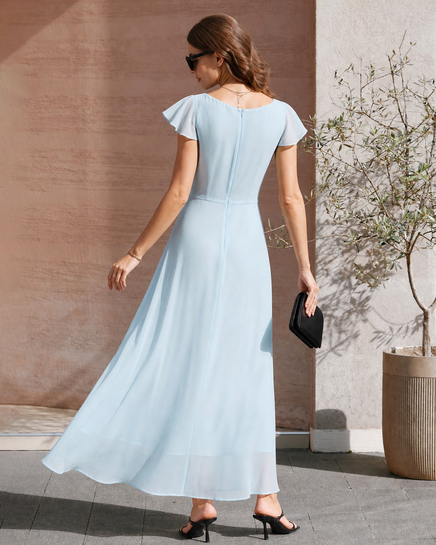 Women's Woven Polyester Maxi Dresses Dresses - RIHOAS