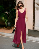 Women's Woven Polyester Maxi Dresses Dresses - RIHOAS