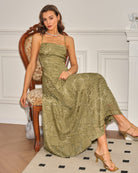 Women's Woven Polyester Maxi Dresses Dresses - RIHOAS