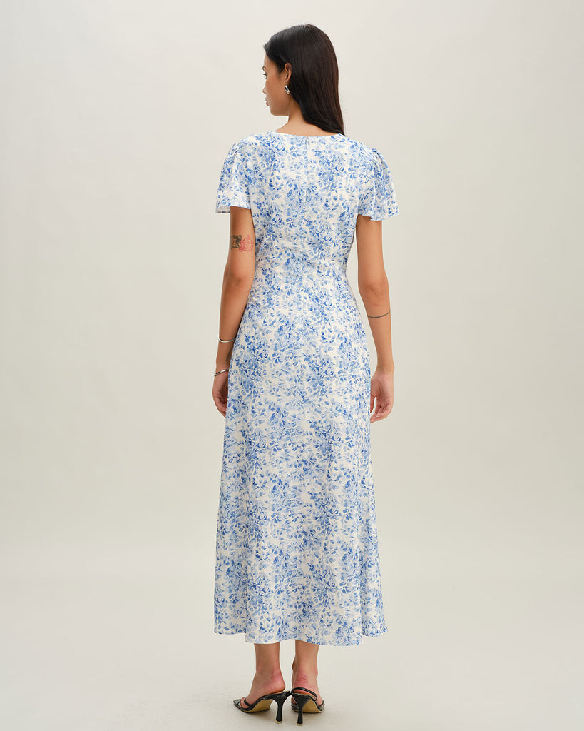 Women's Woven Polyester Maxi Dresses Dresses - RIHOAS
