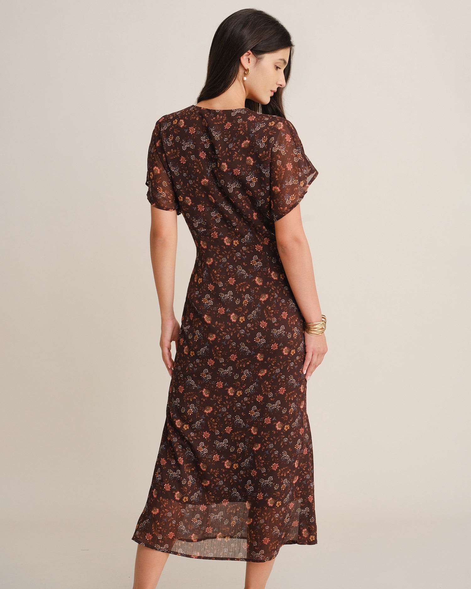Women's Woven Polyester Maxi Dresses - RIHOAS