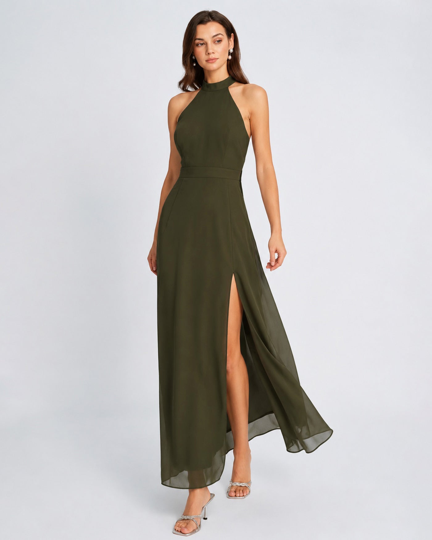 Women's Woven Polyester Maxi Dresses Dresses - RIHOAS