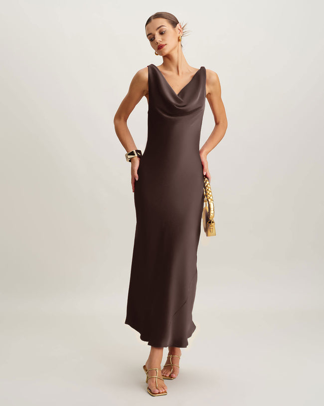 Women's Woven Polyester Maxi Dresses Dresses - RIHOAS