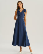 Women's Woven Polyester Maxi Dresses Dresses - RIHOAS