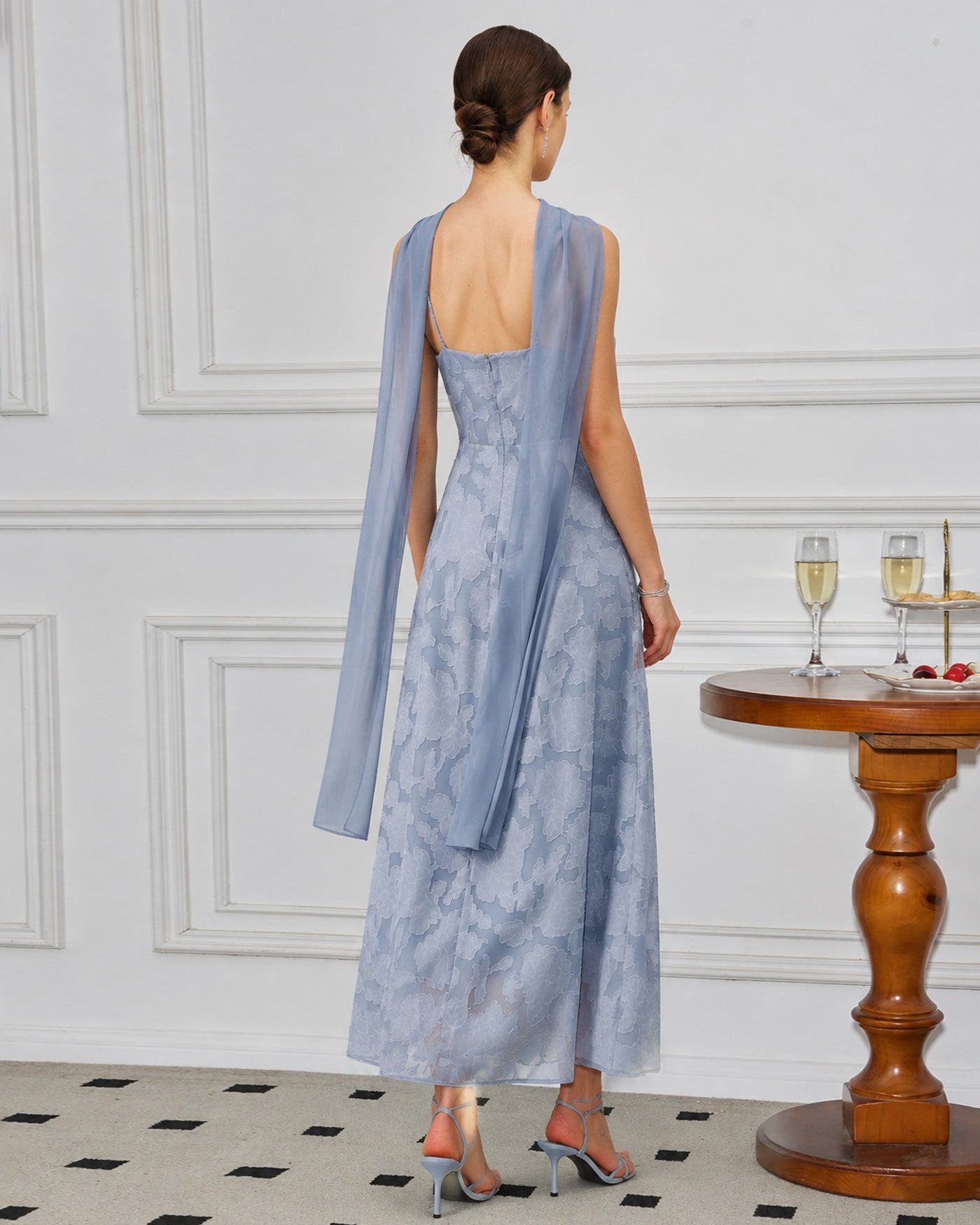 Women's Woven Polyester Maxi Dresses Dresses - RIHOAS