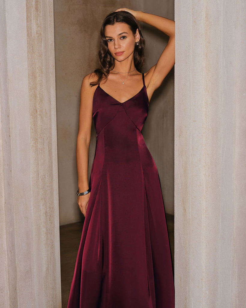 Women's Woven Polyester Maxi Dresses Dresses - RIHOAS