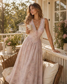Women's Woven Polyester Maxi Dresses Dresses - RIHOAS