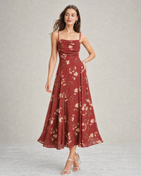 Women's Woven Polyester Maxi Dresses Dresses - RIHOAS