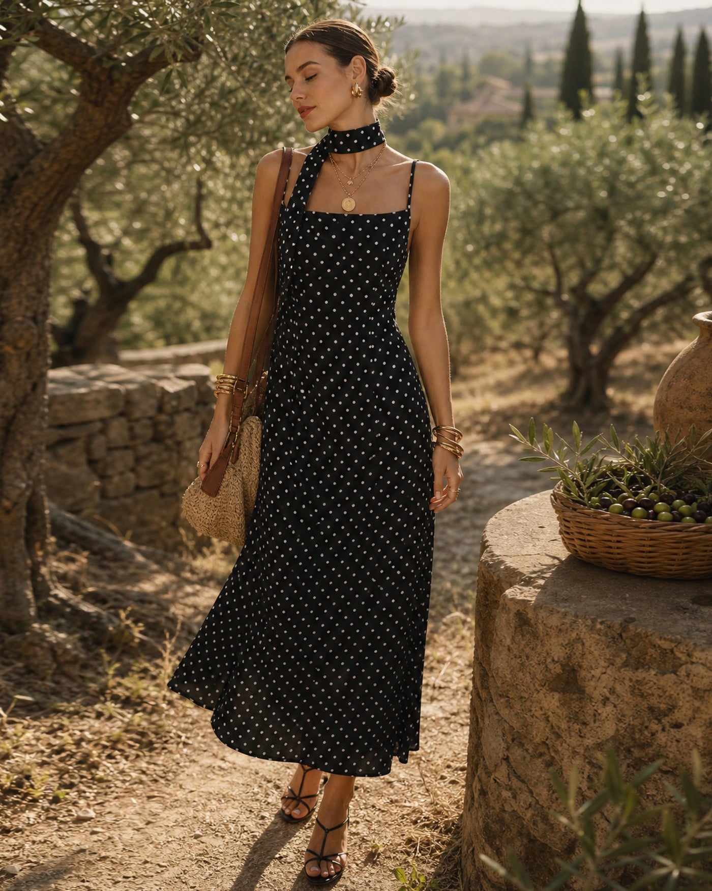 Women's Woven Polyester Maxi Dresses Dresses - RIHOAS
