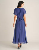 Women's Woven Polyester Maxi Dresses - RIHOAS - 04