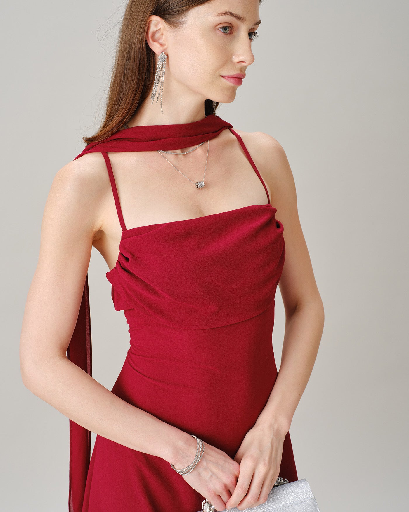 Women's Woven Polyester Maxi Dresses Dresses - RIHOAS