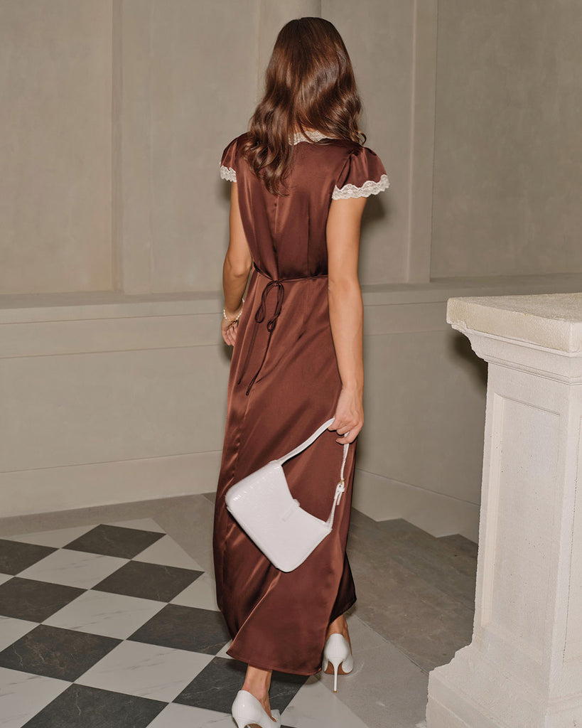 Women's Woven Polyester Maxi Dresses Dresses - RIHOAS