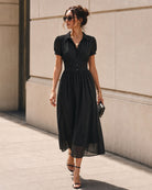 Women's Woven Polyester Maxi Dresses - RIHOAS