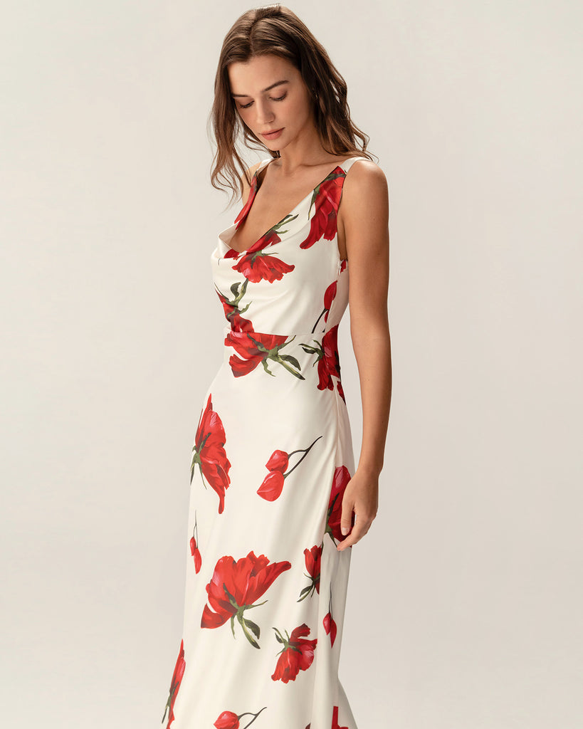 Women's Woven Polyester Maxi Dresses Dresses - RIHOAS
