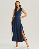 Women's Woven Polyester Maxi Dresses Dresses - RIHOAS