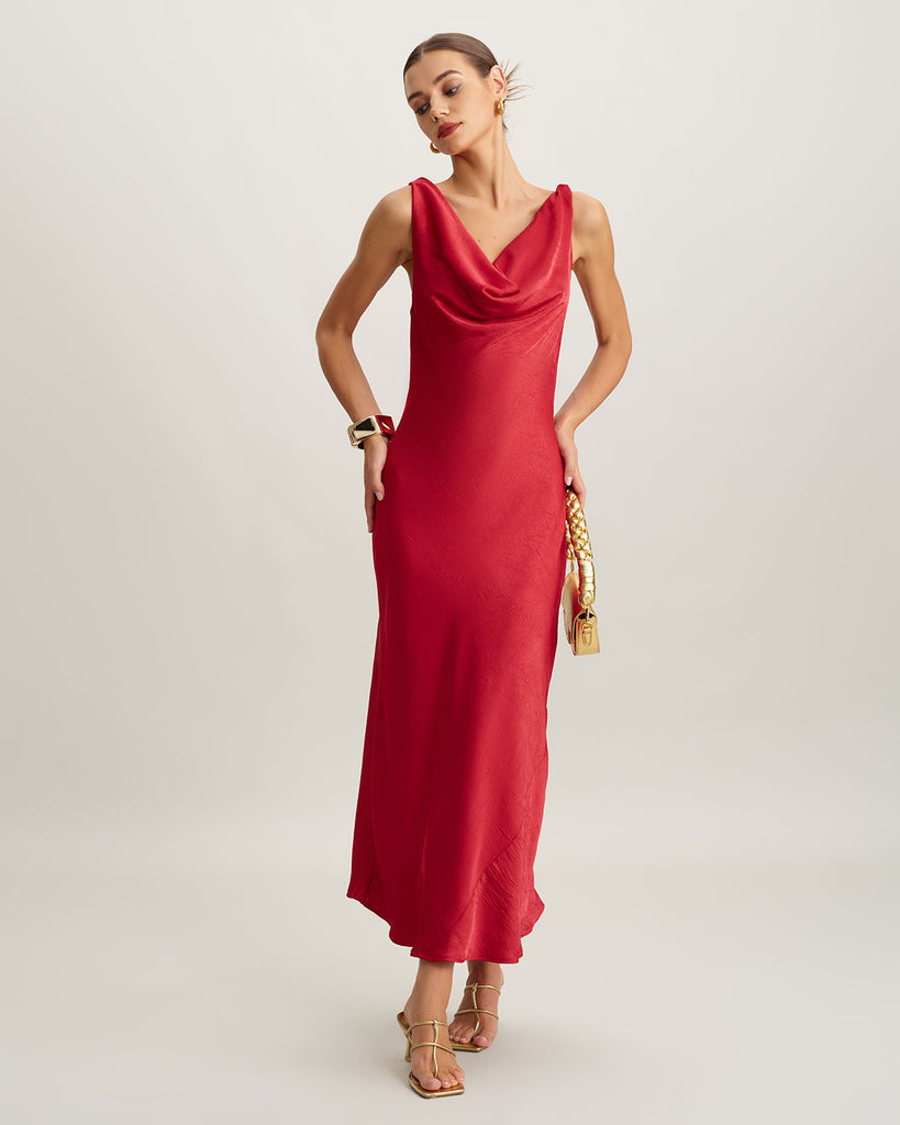 Women's Woven Polyester Maxi Dresses Dresses - RIHOAS