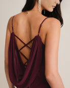 Women's Woven Polyester Maxi Dresses - RIHOAS - 03